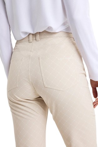 Show details for Rohnisch Ladies Chie Comfort Pants - Micro R Checked Oat