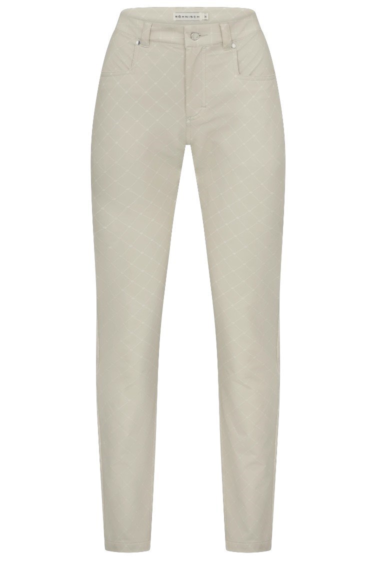 Picture of Rohnisch Ladies Chie Comfort Pants - Micro R Checked Oat
