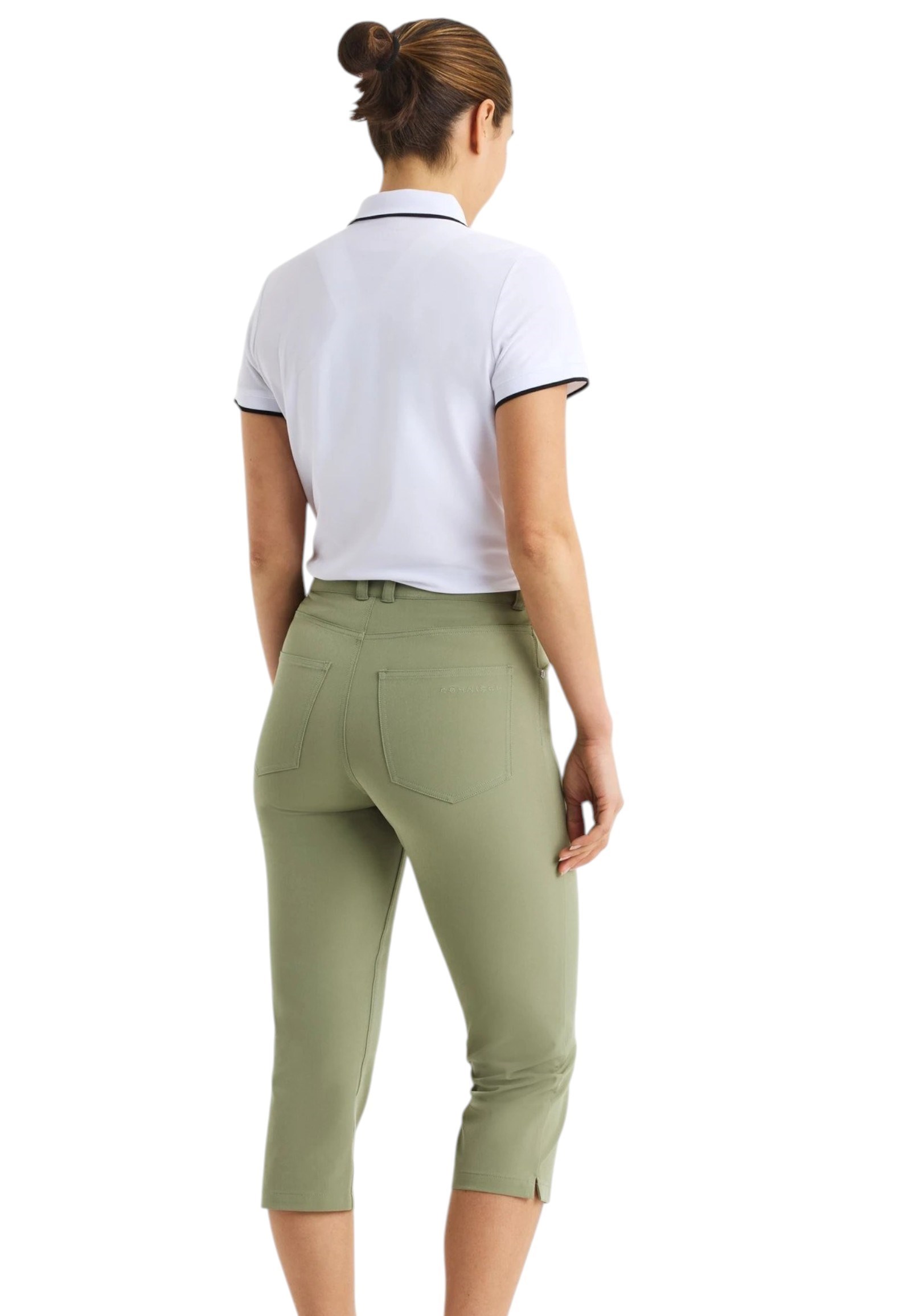 Picture of Rohnisch zns Ladies Chie Comfort Capri - Sage Green