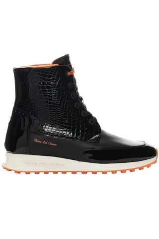 Picture of Duca Del Cosma Ladies Lorenza Golf Boots - Black / Croco