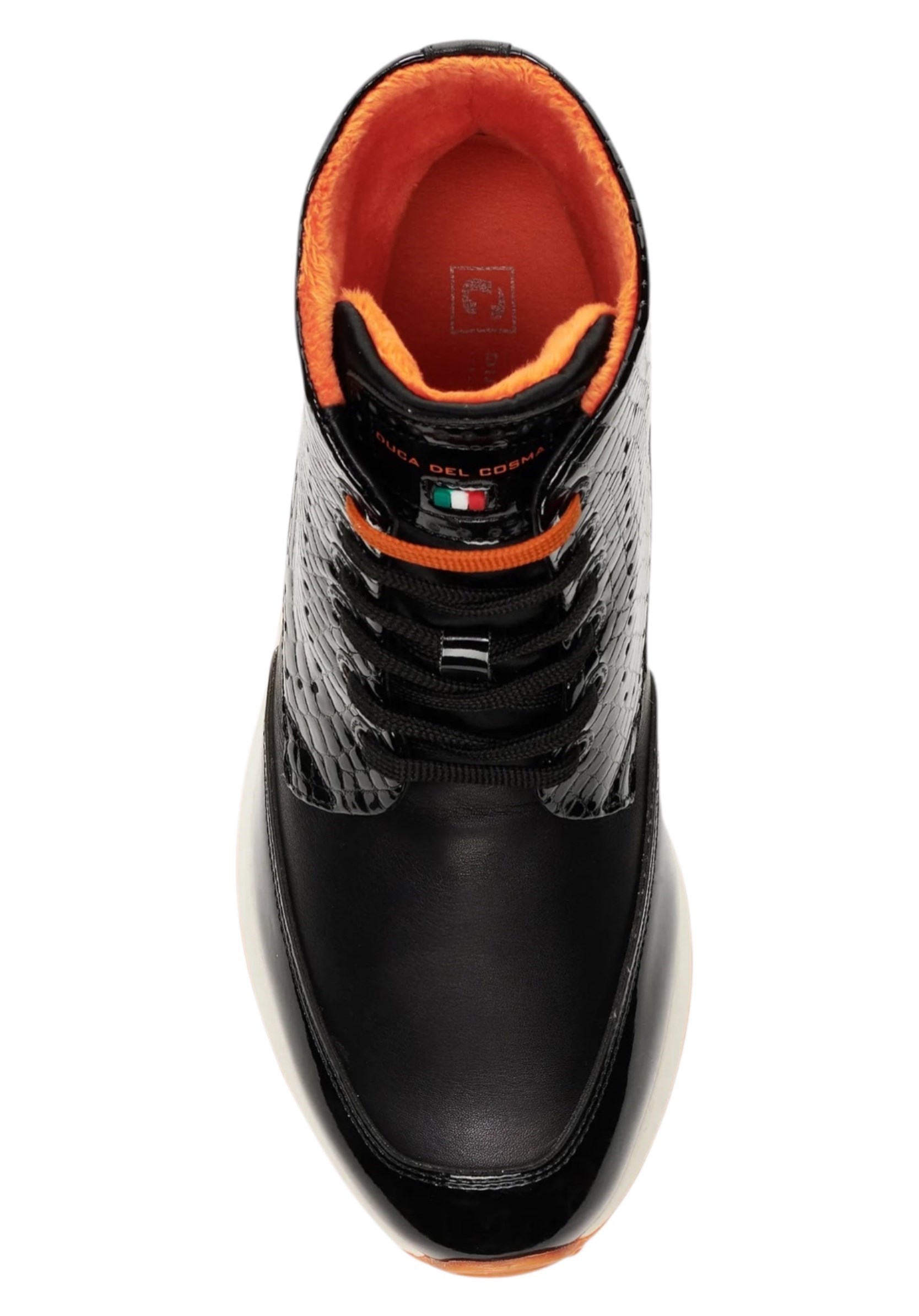 Picture of Duca Del Cosma Ladies Lorenza Golf Boots - Black / Croco