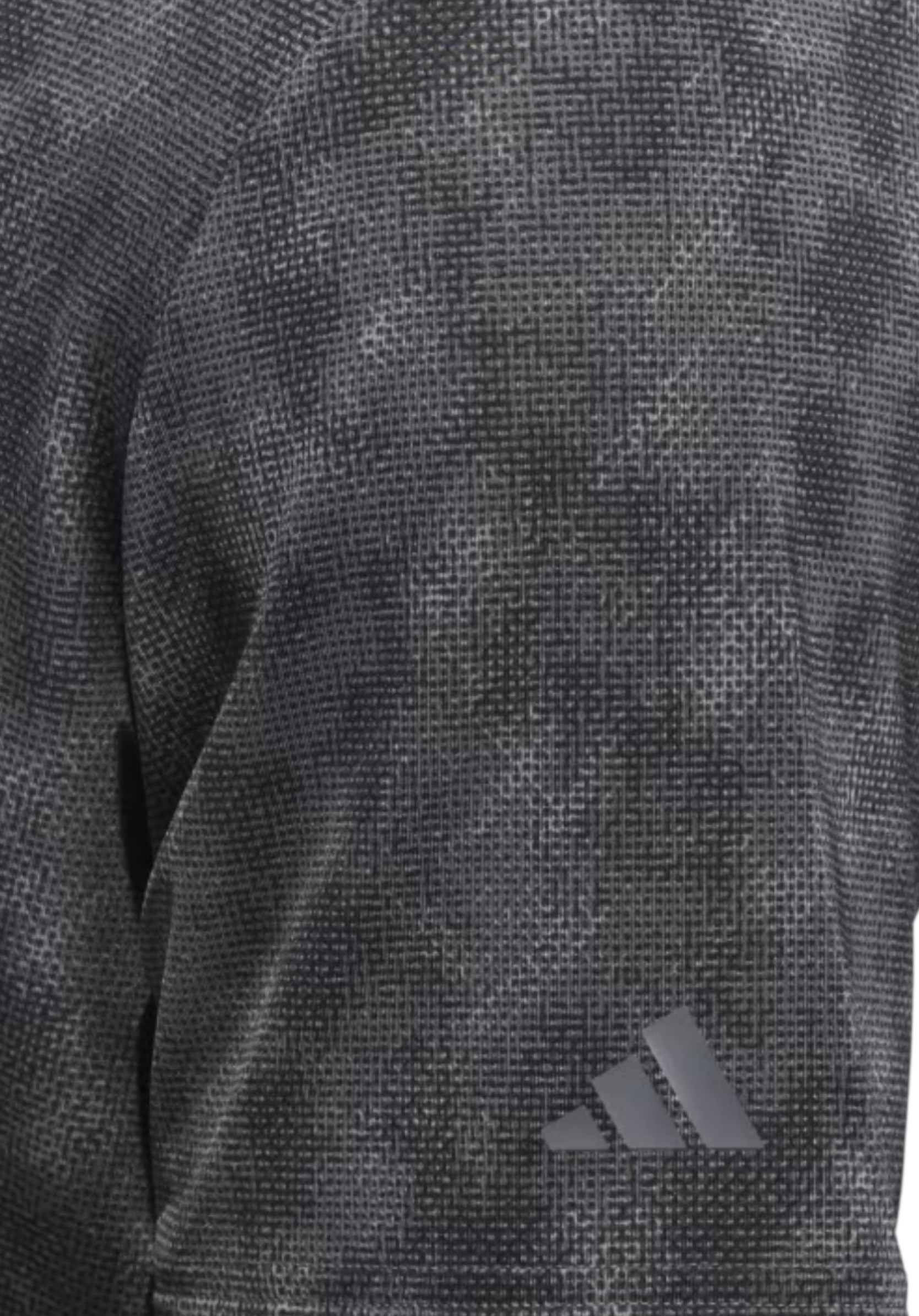 Picture of adidas Men's Ultimate 365 Textured Print Polo - Black / Grey Five