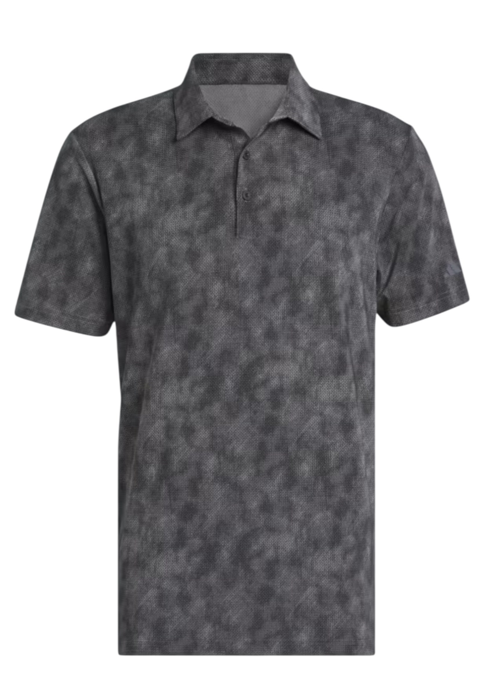 Picture of adidas Men's Ultimate 365 Textured Print Polo - Black / Grey Five
