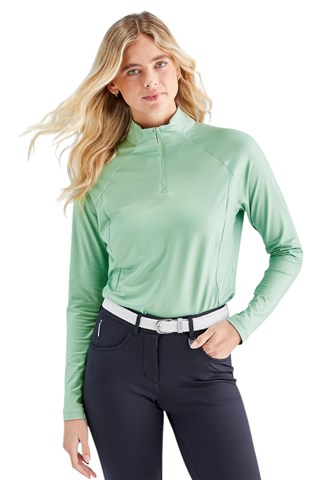 Picture of Ping Ladies Jasmine Long Sleeve Top - Eucalyptus