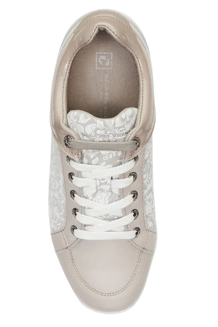 Picture of Duca Del Cosma Ladies Caldes Golf Shoes - Beige / Flower