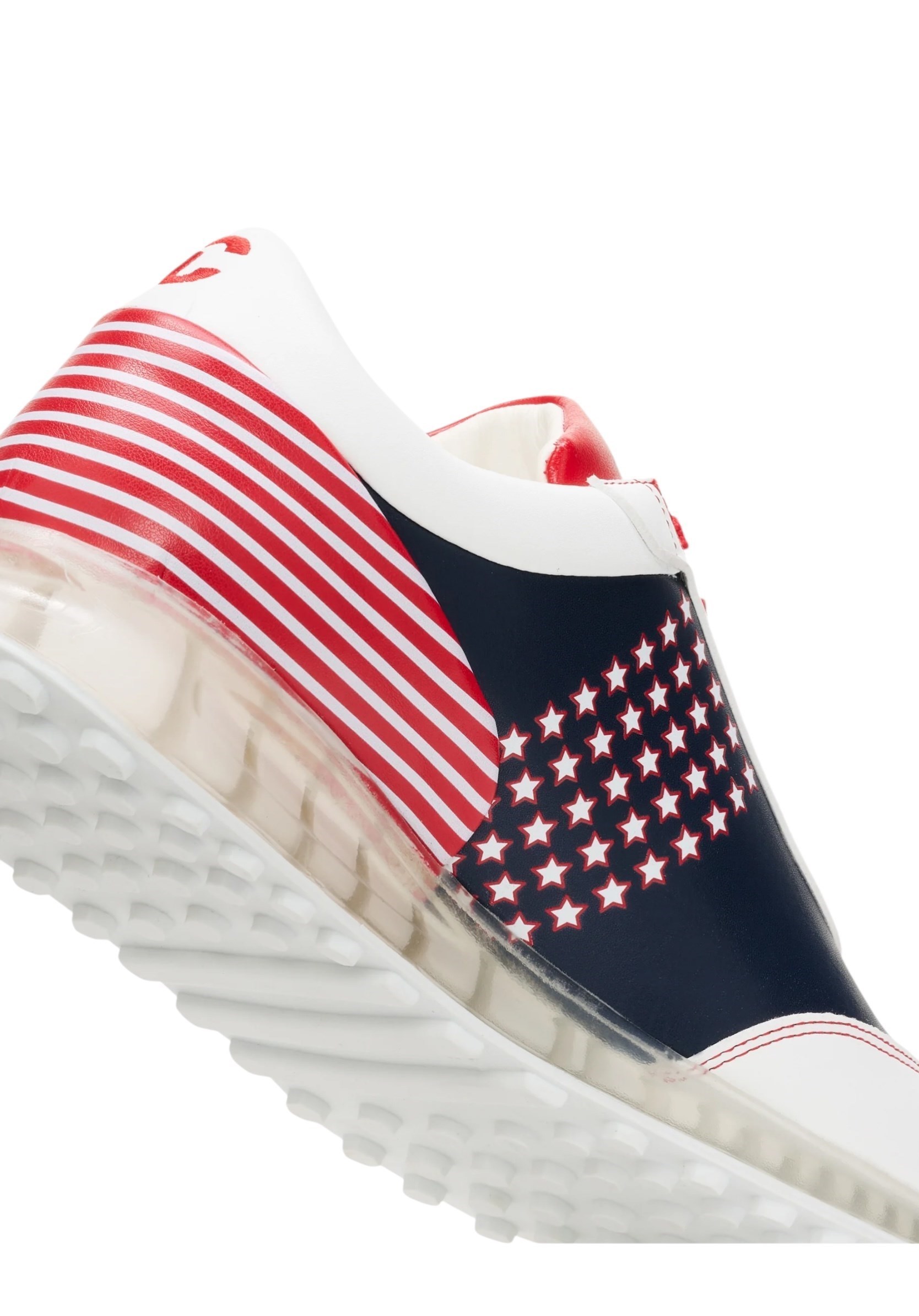 Picture of Duca Del Cosma Ladies Unity Golf Shoes - Red / White / Blue