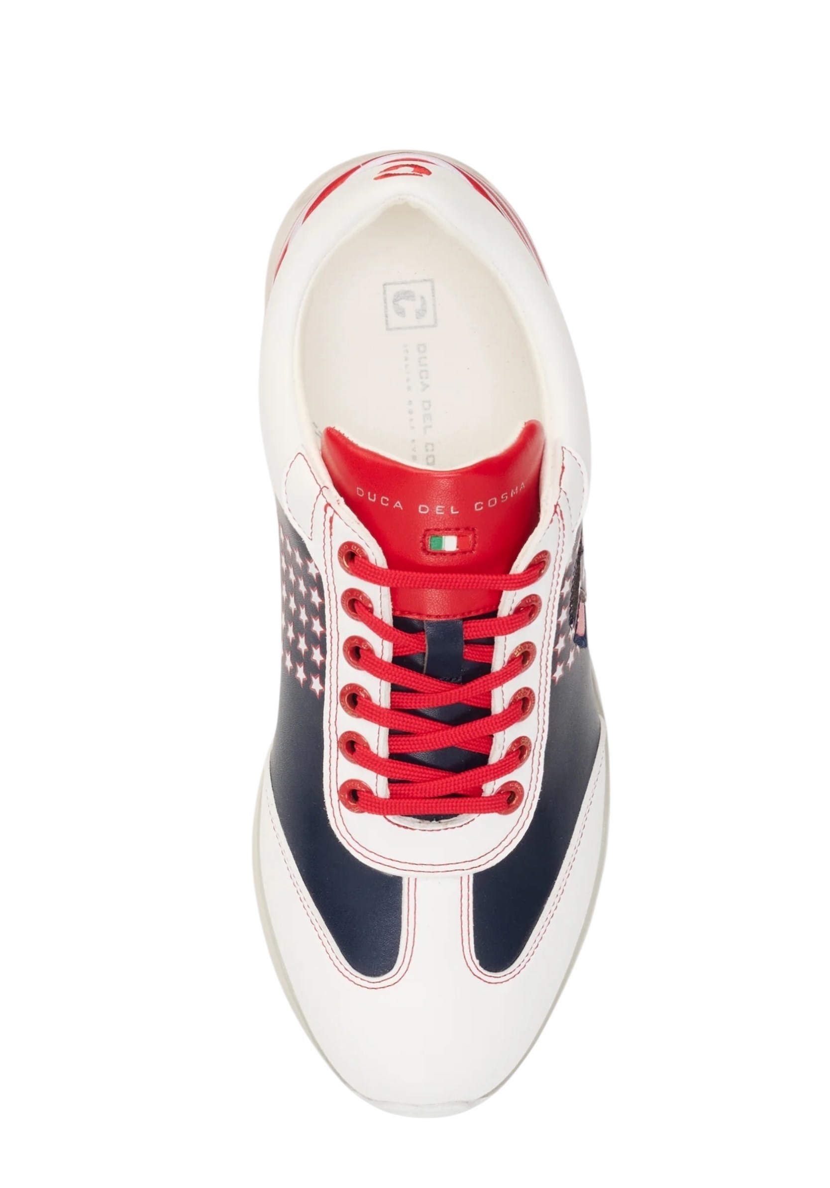 Picture of Duca Del Cosma Ladies Unity Golf Shoes - Red / White / Blue