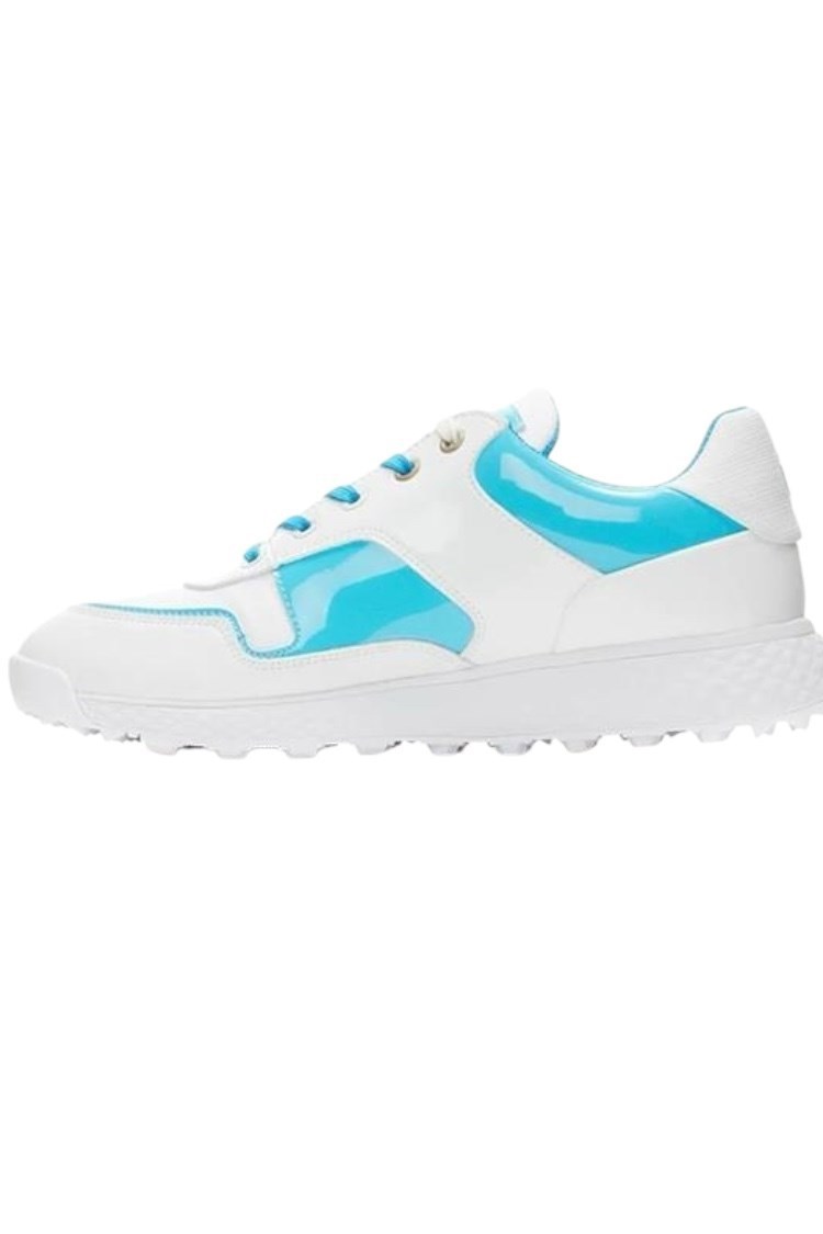 Picture of Duca Del Cosma Ladies Padova Golf Shoes - White / Aqua