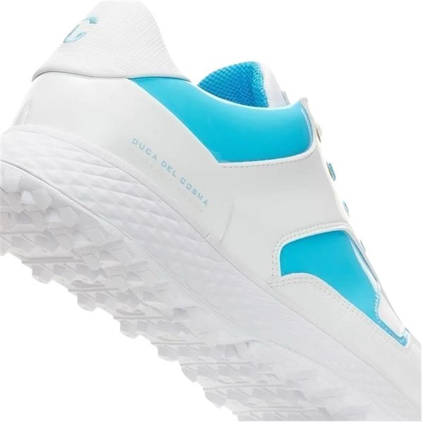 Picture of Duca Del Cosma Ladies Padova Golf Shoes - White / Aqua
