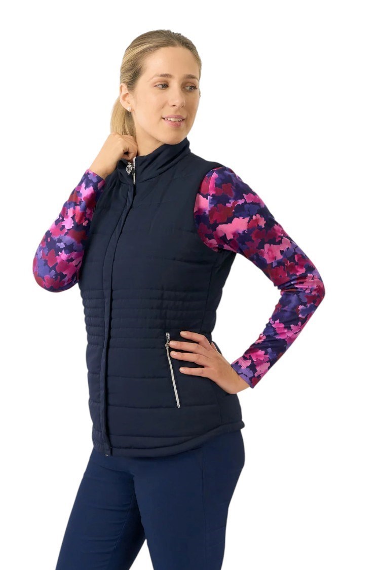 Picture of Pure Golf Ladies Eve Reversible Gilet - Autumn Aquarelle