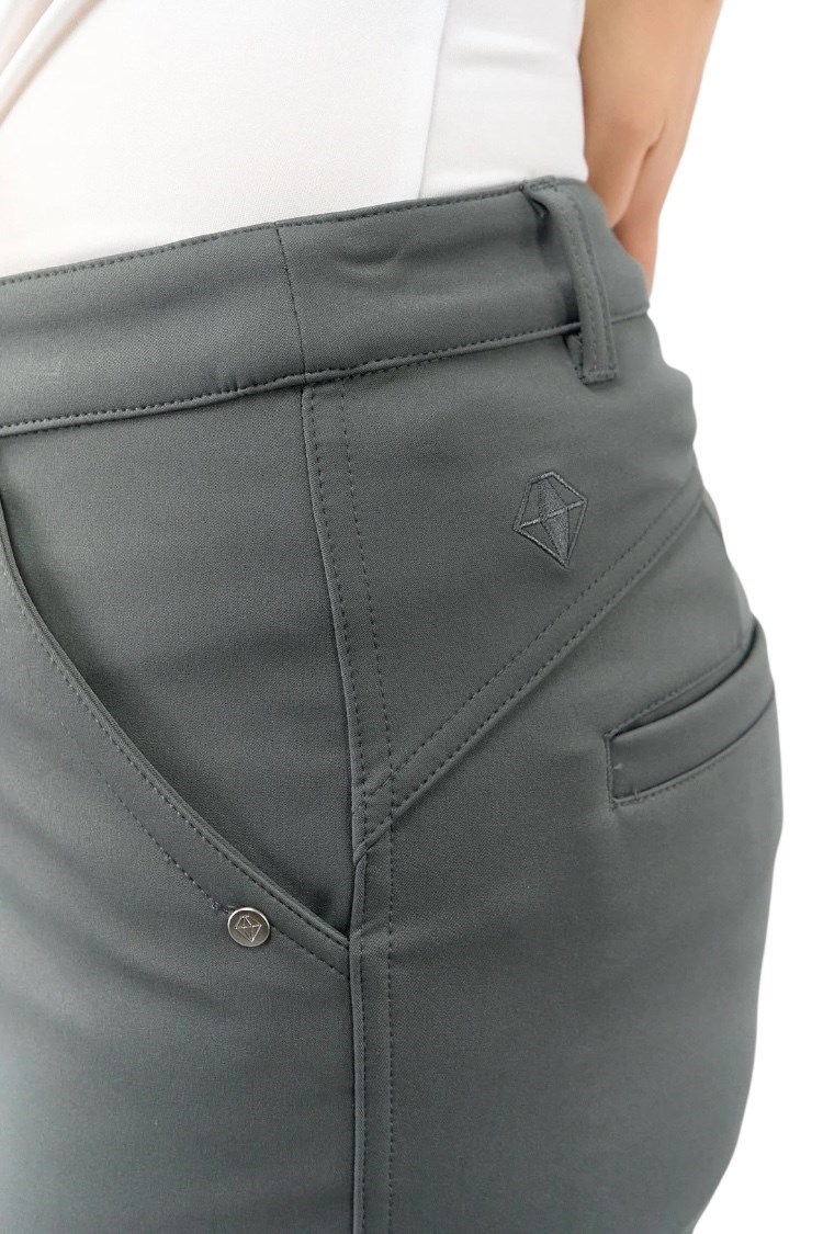 Picture of Pure Golf Ladies Bernie Lined Winter Trouser - Charcoal Grey