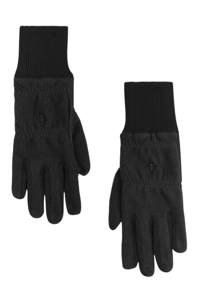 Picture of Pure Golf Ladies  Glacier Fleece Thermal Winter Gloves - Black