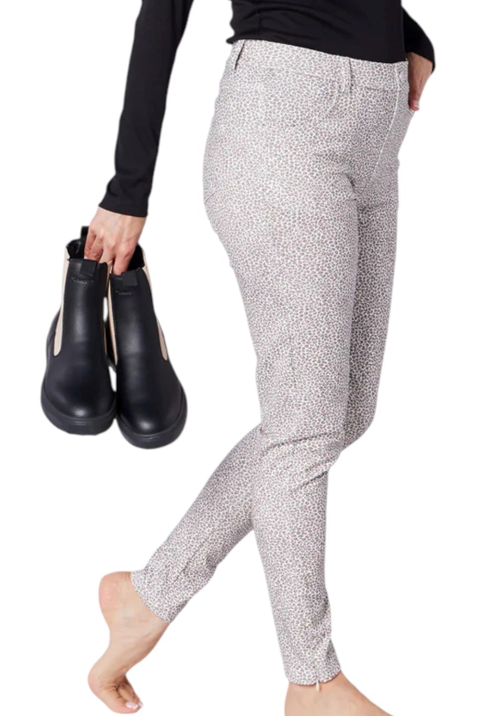 Picture of Swing out Sister Ladies Tanya Fashion Trousers - Snow Queen