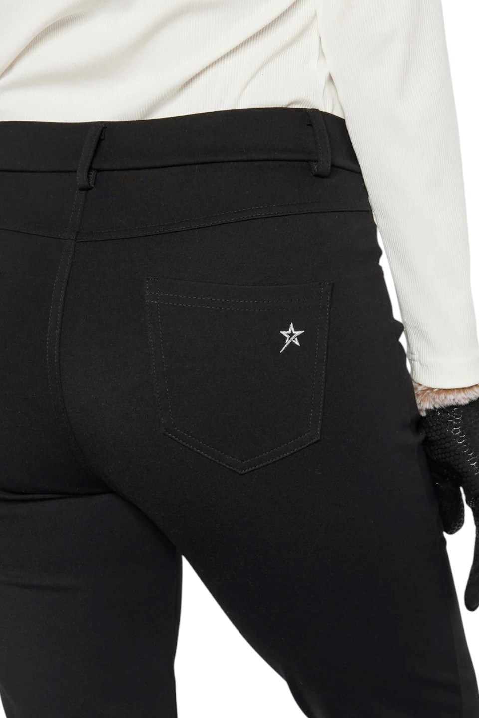 Picture of Swing out Sister Ladies Tanya Fashion Trousers - Pitch Black