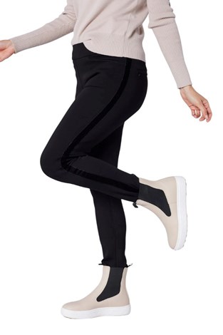 Show details for Swing out Sister Ladies Amber Thermal Fleece Trousers - Pitch Black