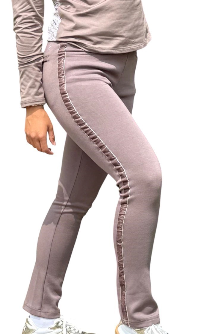 Picture of Swing out Sister Ladies Amber Thermal Fleece Trousers - Walnut Whip
