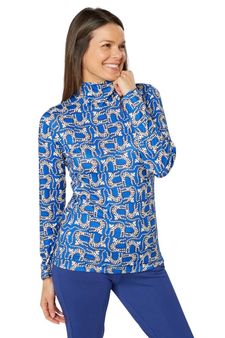 Picture of Swing out Sister Ladies Shadow Roll Neck - Animal Instinct