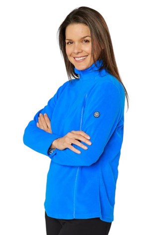 Show details for Swing Out Sister Ladies Frankie 1/4 Zip - Dazzling Blue