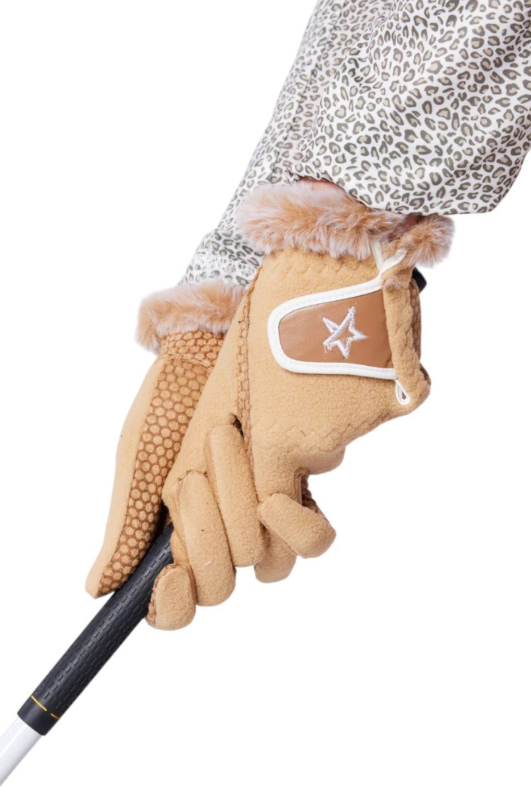Swing out Sister Ladies Winter Fleece Gloves Gilded Beige 601561