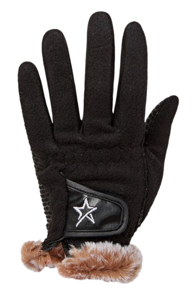 Picture of Swing out Sister Ladies Winter Fleece Gloves - Black