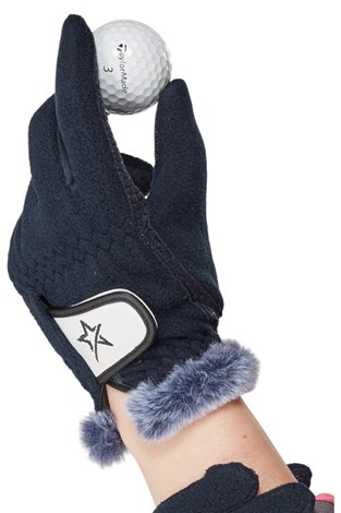 Show details for Swing out Sister Ladies Winter Fleece Gloves - Navy