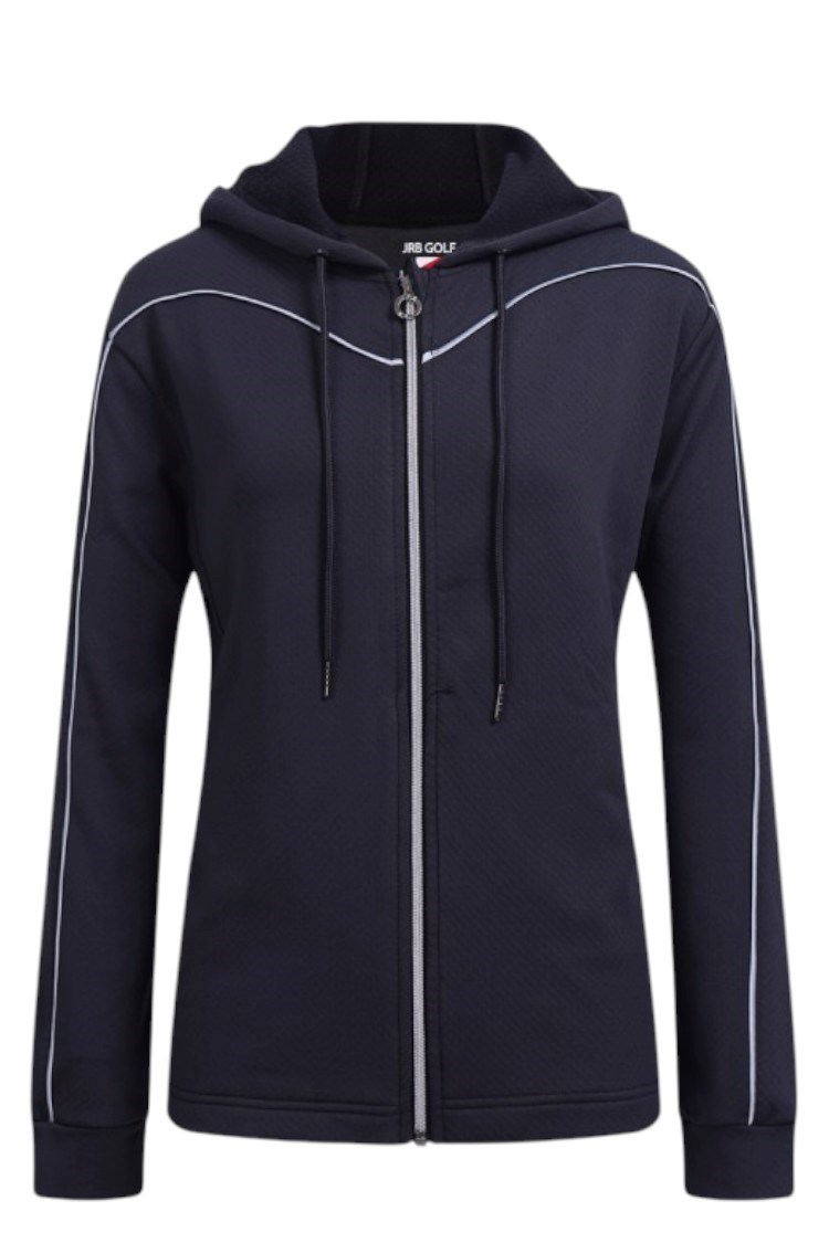 Picture of JRB Women’s Golf Hooded Zip-Up Sweatshirt - Black