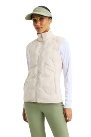 Show details for Rohnisch Ladies Airlite Padded Gilet / Vest - Micro R Check Oat