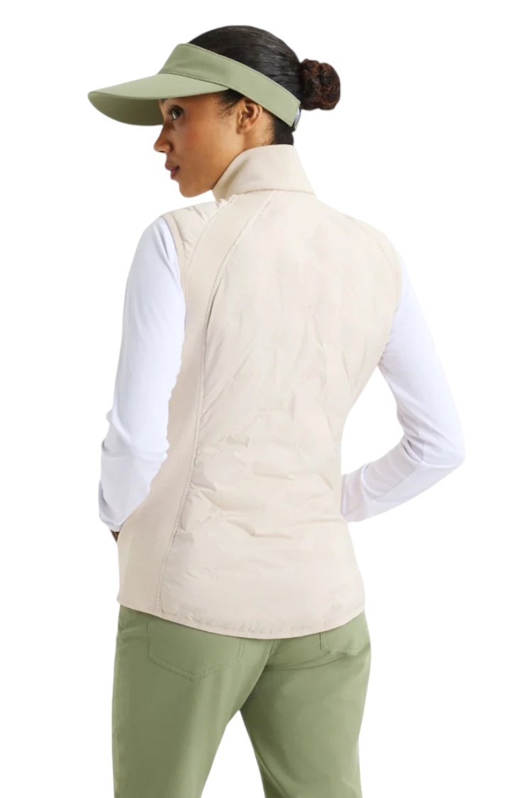 Picture of Rohnisch Ladies Airlite Padded Gilet / Vest - Micro R Check Oat