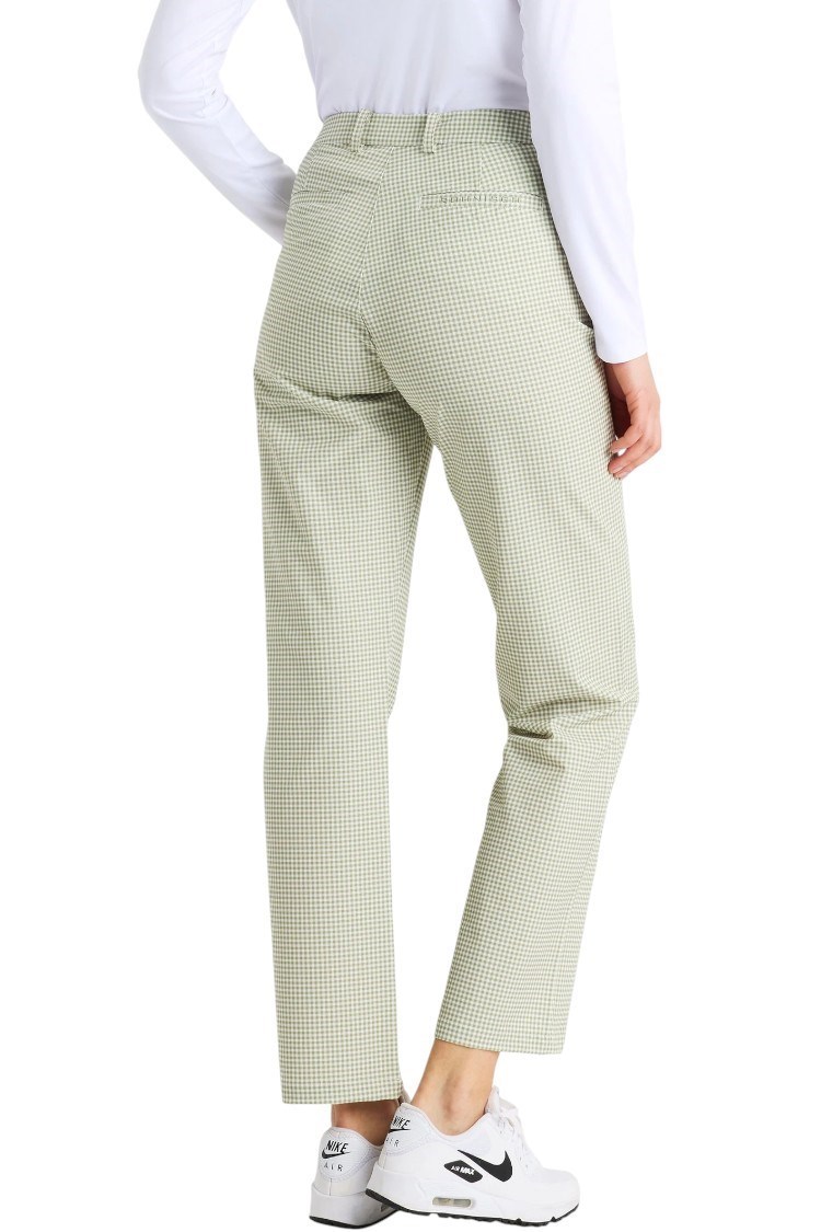 Picture of Rohnisch Ladies Fairway Brushed Pants - Minicheck Sage