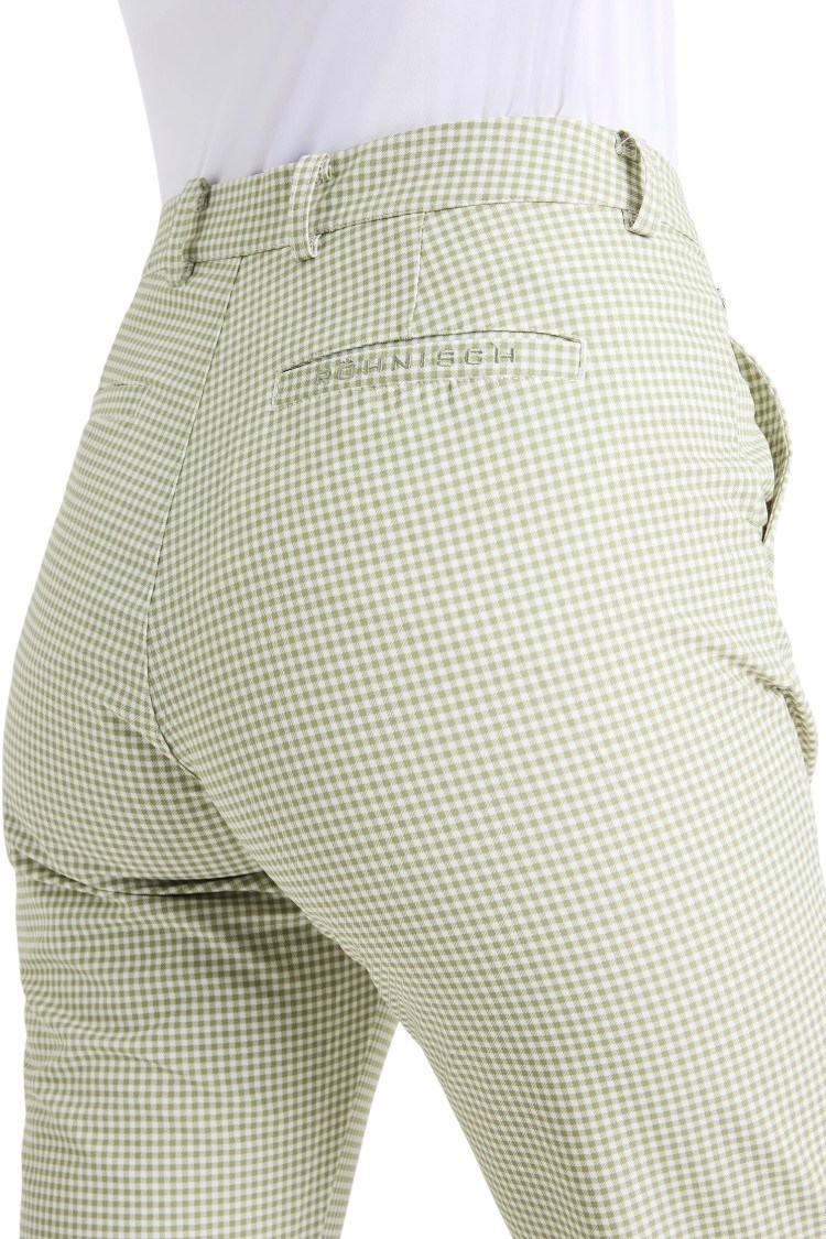Picture of Rohnisch Ladies Fairway Brushed Pants - Minicheck Sage