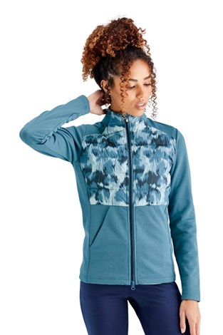 Show details for Ping Ladies Clare Zoned Fleece Jacket - Blue Fusion / Navy Multi