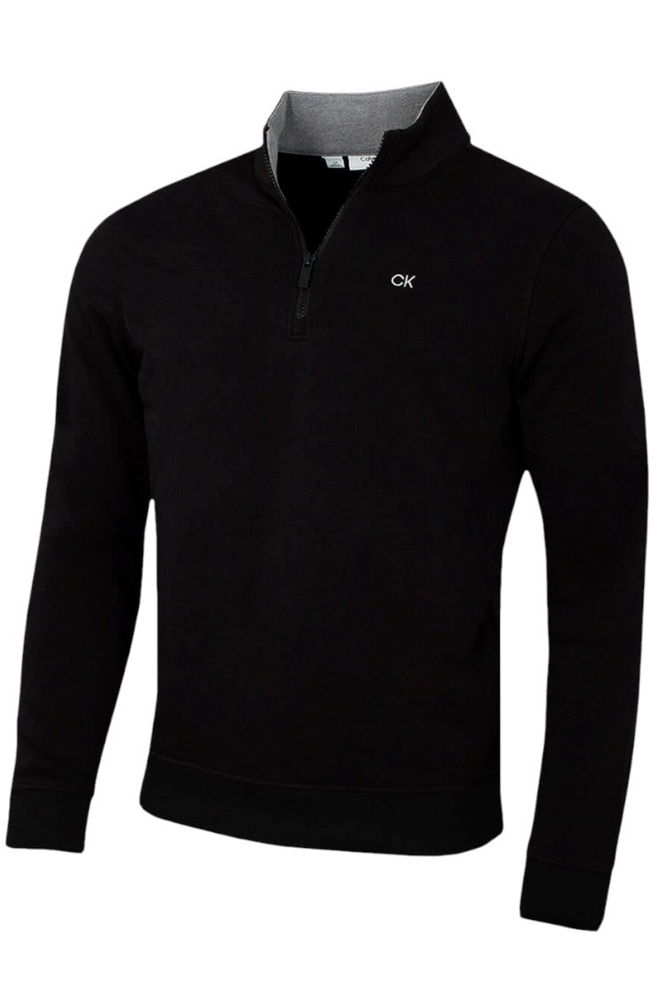 Picture of Calvin Klein Galaxy 1/2 Zip Pullover - Black / Silver