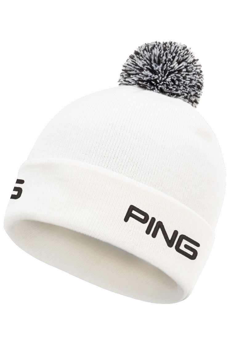 Picture of Ping Men's SensorWarm Knit Golf Hat - White