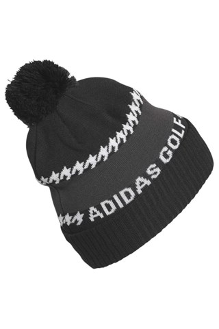 Picture of adidas zs Men's  Cold.RDY 3-Stripes Pom Beanie - Black / White