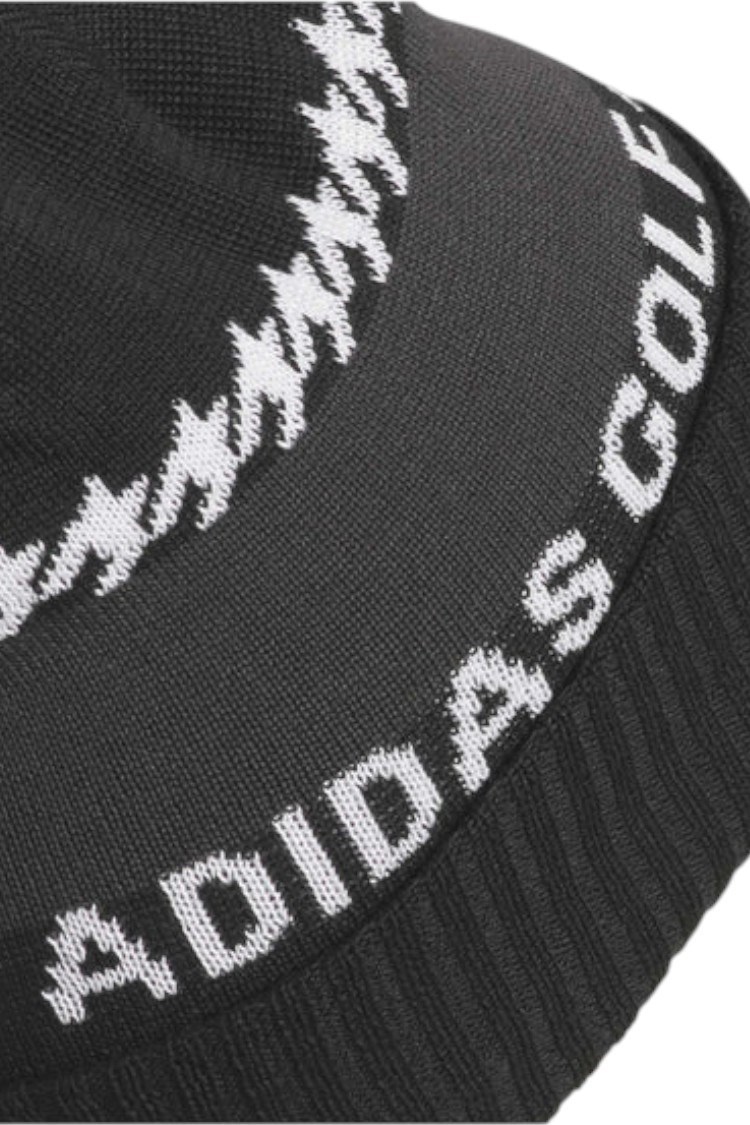 Picture of adidas zs Men's  Cold.RDY 3-Stripes Pom Beanie - Black / White