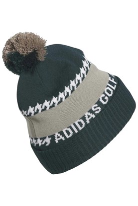 Show details for adidas Men's  Cold.RDY 3-Stripes Pom Beanie - Aurora Ivy