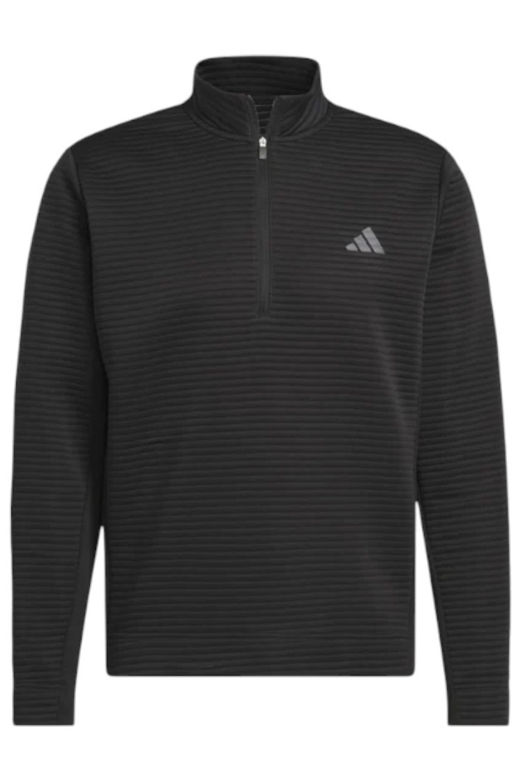 Picture of adidas Men's Ultimate 365 DWR Textured Golf Pullover - Black