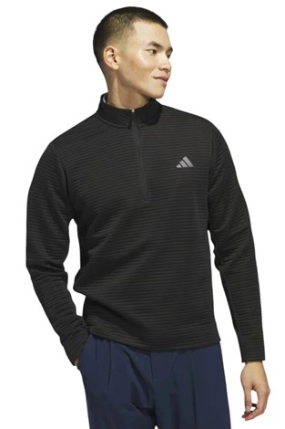 Show details for adidas Men's Ultimate 365 DWR Textured Golf Pullover - Black