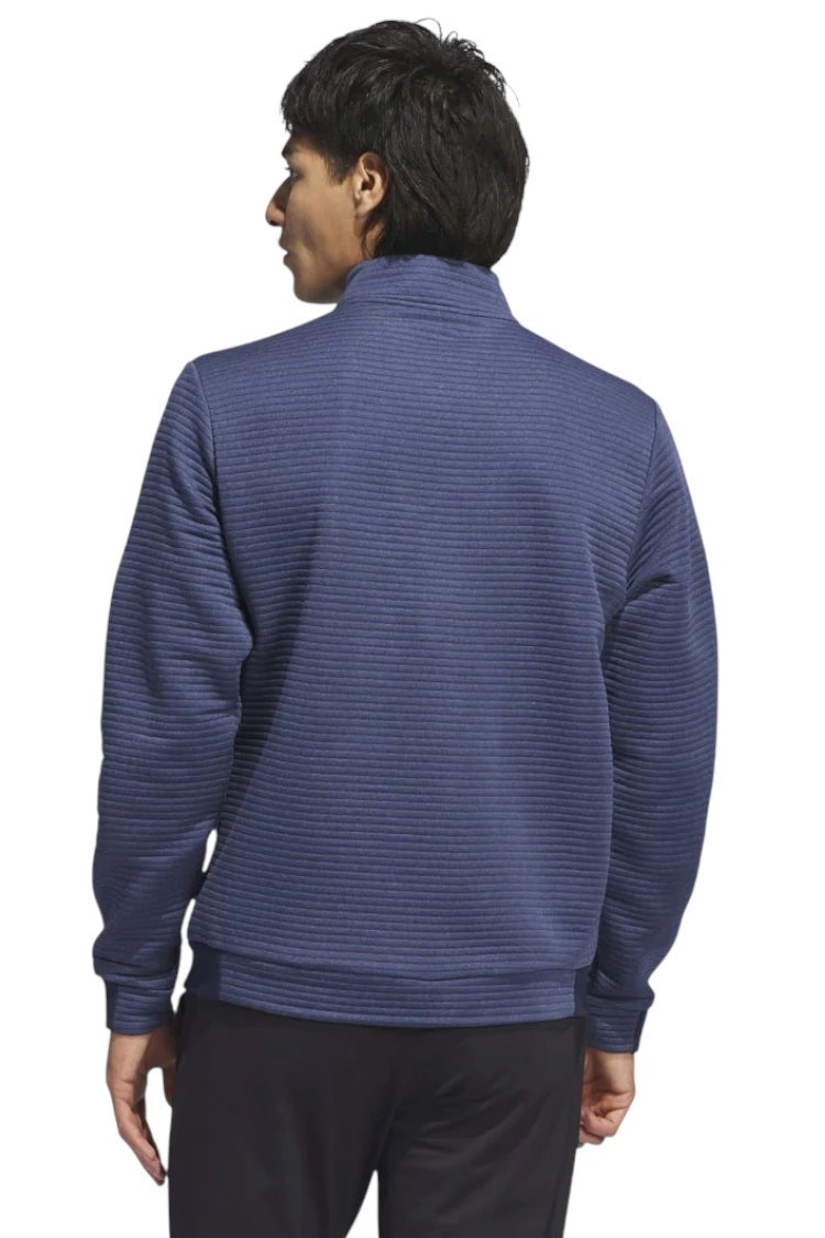 Picture of adidas zns  Men's Ultimate 365 DWR Textured Golf Pullover - Collegiate Navy / Preloved Ink