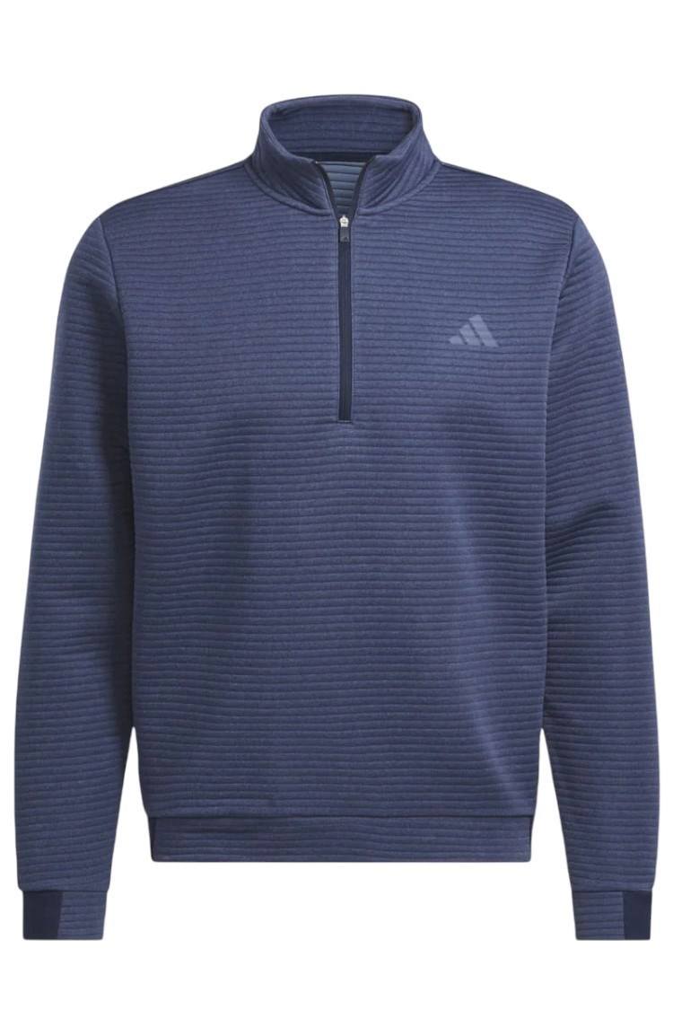 Picture of adidas zns  Men's Ultimate 365 DWR Textured Golf Pullover - Collegiate Navy / Preloved Ink