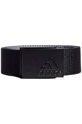 Show details for adidas Men's Reversible Webbing Belt - Black / Grey Two