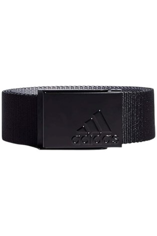 Show details for adidas Men's Reversible Webbing Belt - Black / Grey Two