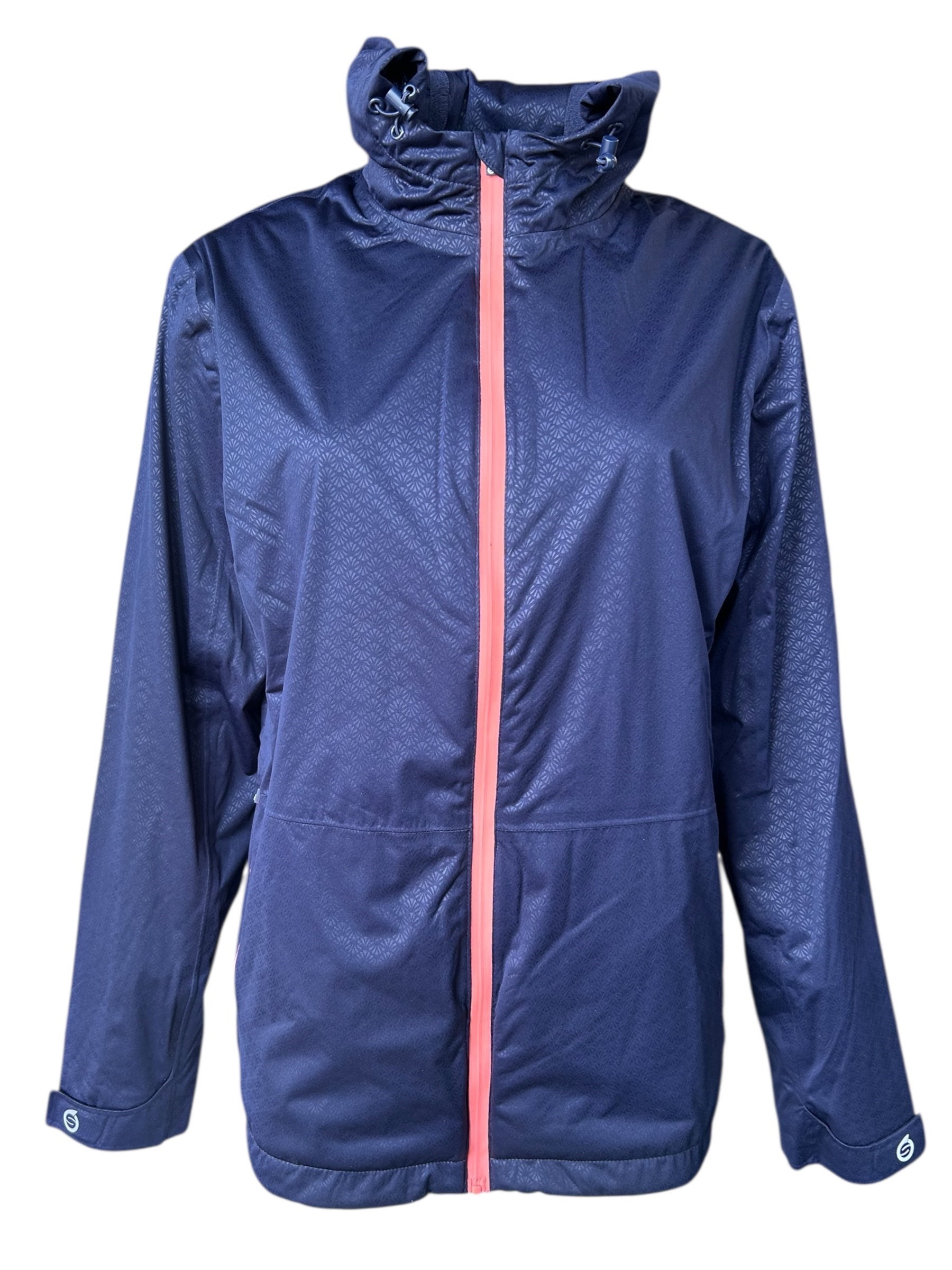 Picture of Sunderland of Scotland ZNS Ladies Whisperdry Whistler Waterproof Jacket - Navy / Coral