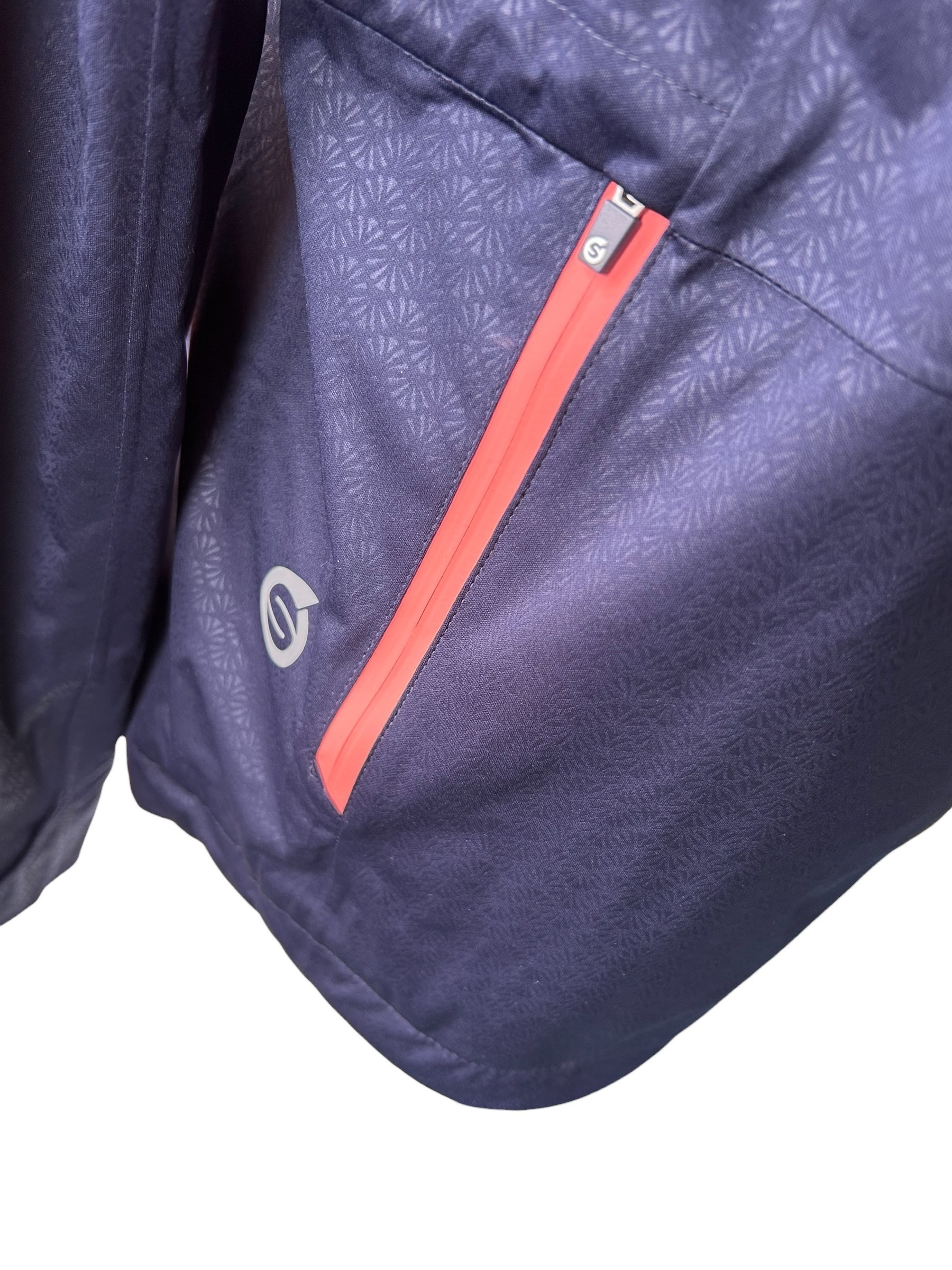 Picture of Sunderland of Scotland ZNS Ladies Whisperdry Whistler Waterproof Jacket - Navy / Coral