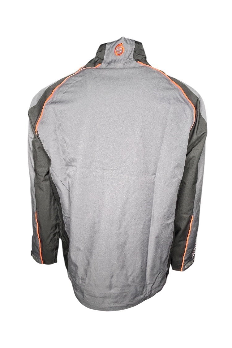 Picture of Sunderland of Scotland Men's Typhoon Waterproof Golf Jacket - Charcoal / Black / Inferno - XXL ONLY