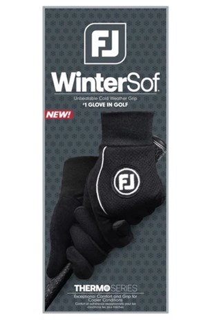 Picture of Footjoy Men's Winter Sof Gloves - 1 Pair - Black