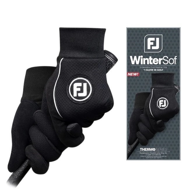Picture of Footjoy Men's Winter Sof Gloves - 1 Pair - Black