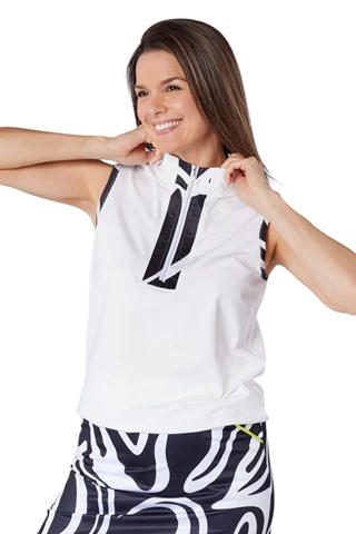 Picture of Swing out Sister Amara Sleeveless Polo - Lynx Lime