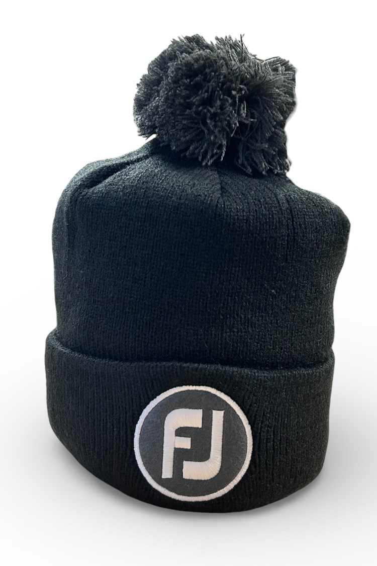 Picture of Footjoy Men's Solid Pom Beanie - Black