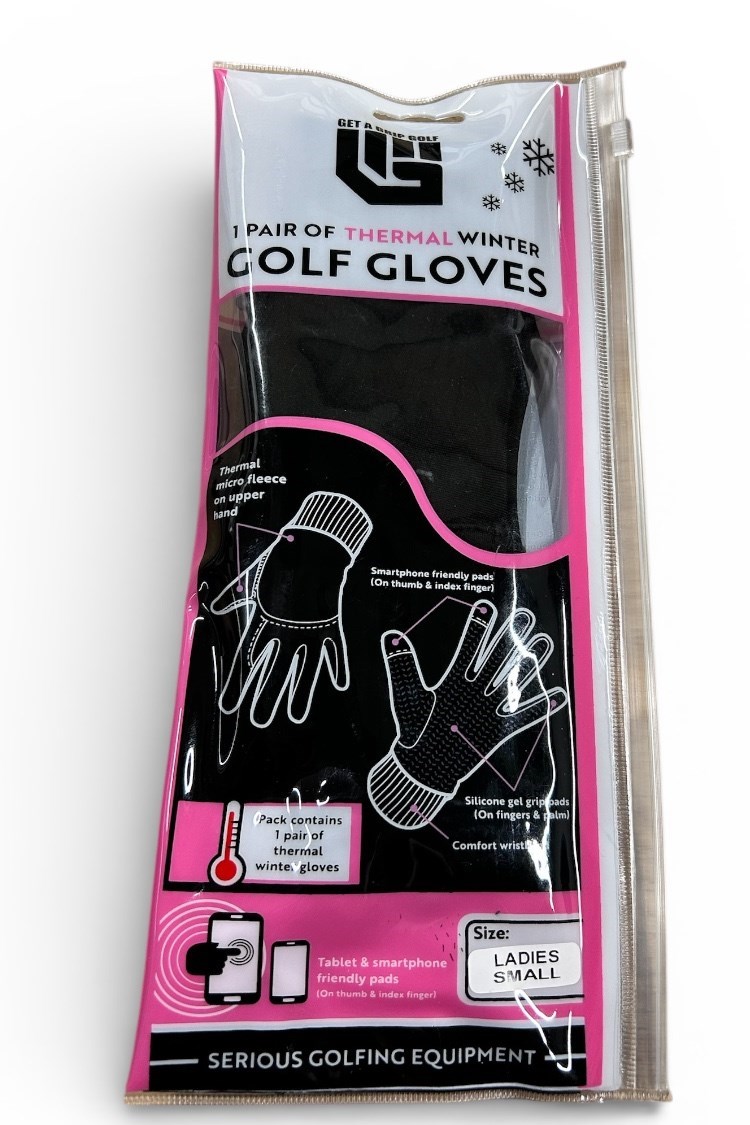 Picture of Get a Grip Ladies Thermal Winter Gloves - 1 Pair - Black